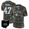 Ohio State Buckeyes 2024 Military Vapor Limited Jersey - All Stitched