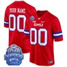 SMU Mustangs 2024 ACC Championship Patch Game Custom Jersey - All Stitched