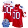 SMU Mustangs 2024 ACC Championship Patch Game Custom Jersey - All Stitched