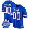 SMU Mustangs 2024 ACC Championship Patch Game Custom Jersey - All Stitched