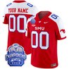 SMU Mustangs 2024 ACC Championship Patch Vapor Limited Custom Jersey - All Stitched
