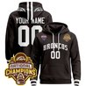 Western Michigan Broncos 2025 National Champions Patch Custom Pullover Hoodie - All Stitched