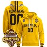 Western Michigan Broncos 2025 National Champions Patch Custom Pullover Hoodie - All Stitched