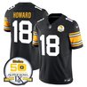Men's Steelers 50th Anniversary Of Super Bowl IX Patch Vapor Limited Jersey - All Stitched