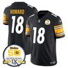 Men's Steelers 50th Anniversary Of Super Bowl IX Patch Vapor Limited Jersey - All Stitched