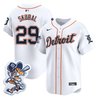 Men's Detroit Tigers Paws Patch Vapor Premier Limited Jersey - All Stitched