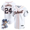 Men's Detroit Tigers Paws Patch Vapor Premier Limited Jersey - All Stitched
