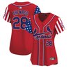 Women's St. Louis Cardinals 2025 Independence Day Vapor Premier Limited Jersey V2 - All Stitched