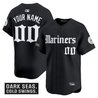 Seattle Mariners 'Deep Sea Gothic Edition' Vapor Premier Limited Custom Jersey V2 - All Stitched