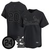 Lou Brock St. Louis Cardinals Black In Black Memorial Vapor Limited Jersey - All Stitched