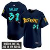 Men's Detroit Tigers 'Graffiti Motor City Edition' Vapor Premier Limited Jersey - All Stitched
