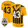 Pittsburgh Steelers 1933 Patch Throwback Vapor Limited Jersey - All Stitched
