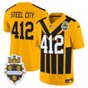 Pittsburgh Steelers 1933 Patch Throwback Vapor Limited Jersey - All Stitched