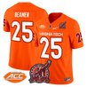 Men's Virginia Tech Hokies Coach Frank Beamer Patch 2025 Vapor Limited Jersey - All Stitched