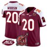 Men's Virginia Tech Hokies Coach Frank Beamer Patch 2025 Vapor Limited Jersey - All Stitched