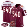 Men's Virginia Tech Hokies Coach Frank Beamer Patch 2025 Vapor Limited Jersey - All Stitched