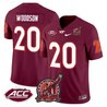 Men's Virginia Tech Hokies Coach Frank Beamer Patch 2025 Vapor Limited Jersey - All Stitched
