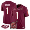 Men's Virginia Tech Hokies Coach Frank Beamer Patch 2025 Vapor Limited Jersey - All Stitched