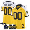 Michigan Wolverines 2025 Vapor Limited Custom Jersey V2 - All Stitched