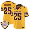 Men’s Western Michigan Broncos 2025 Vapor Limited Jersey - All stitched
