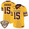 Men’s Western Michigan Broncos 2025 Vapor Limited Jersey - All stitched