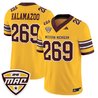 Men’s Western Michigan Broncos 2025 Vapor Limited Jersey - All stitched