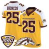 Men’s Western Michigan Broncos 2025 Vapor Limited Jersey - All stitched