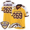 Men’s Western Michigan Broncos 2025 Vapor Limited Jersey - All stitched