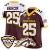 Men’s Western Michigan Broncos 2025 Vapor Limited Jersey - All stitched