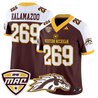 Men’s Western Michigan Broncos 2025 Vapor Limited Jersey - All stitched