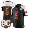 Men's San Francisco 49ers 80th Anniversary Patch Vapor Limited Jersey - Rivalries Edition - All Stitched