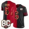 Men's San Francisco 49ers 80th Anniversary Patch Vapor Limited Jersey - Rivalries Edition - All Stitched