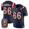 Men's New England Patriots Día de los Muertos Vapor Limited Jersey - All Stitched