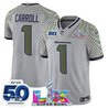 Men's Seattle Seahawks "Super Bowl LX & 50th Patch" Vapor Limited Jersey - All Stitched