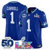 Men's Seattle Seahawks "Super Bowl LX & 50th Patch" Vapor Limited Jersey - All Stitched