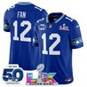 Men's Seattle Seahawks "Super Bowl LX & 50th Patch" Vapor Limited Jersey - All Stitched