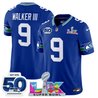 Men's Seattle Seahawks "Super Bowl LX & 50th Patch" Vapor Limited Jersey - All Stitched