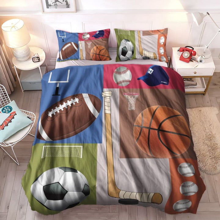 Sport Cozy Bedding Set, Sport Bedding Sets, Gifts for Sport