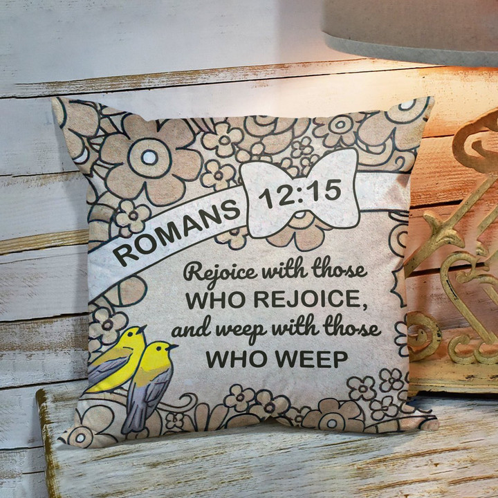 Unique Christian Pillowcase - God Rejoices And Weeps With Us HM101 - 2