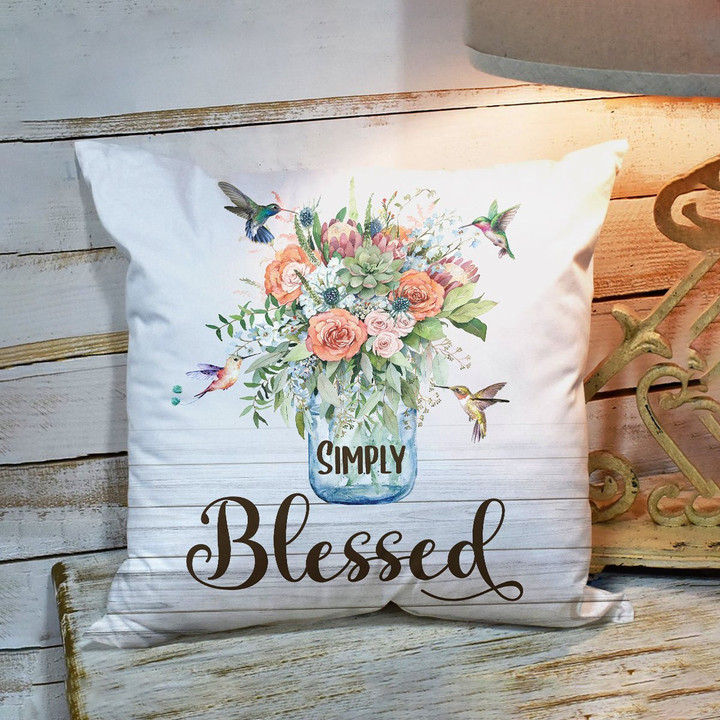 Simply Blessed - Beautiful Flower Pillowcase NUHN39 - 2