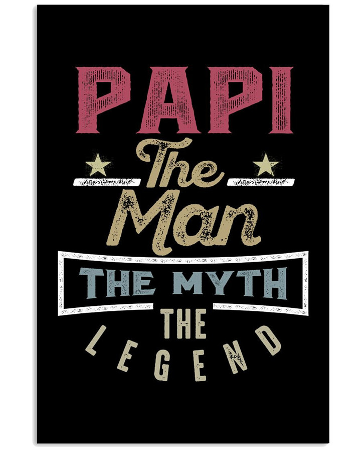 Papi The Man Canvas Print | PB Canvas
