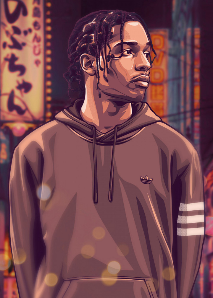 Asap Hip Hop Artist Canvas Print | PB Canvas