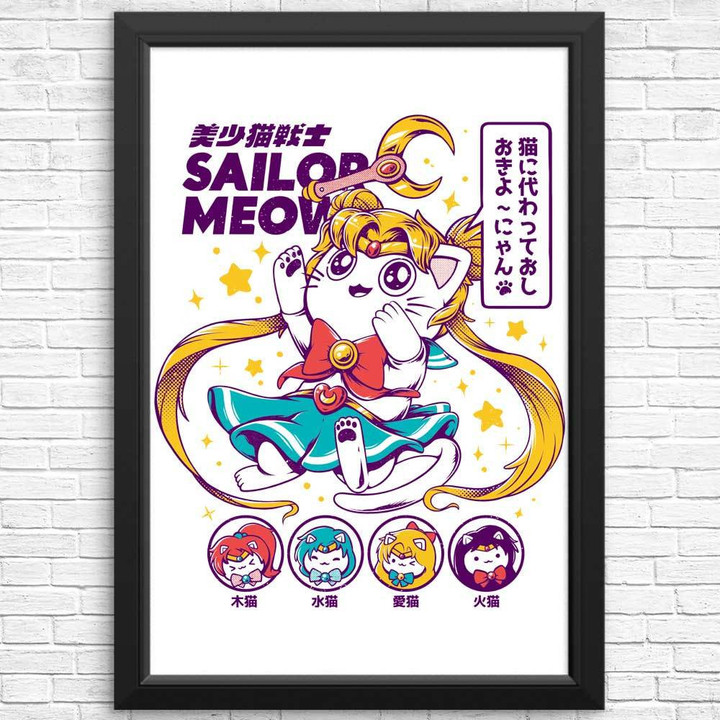 Sailor Meows Prints Canvas Print | PB Canvas