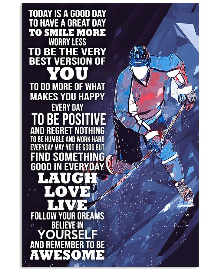 Hockey Today Is A Good Day Limited Edition Canvas Print 2 | PB Canvas