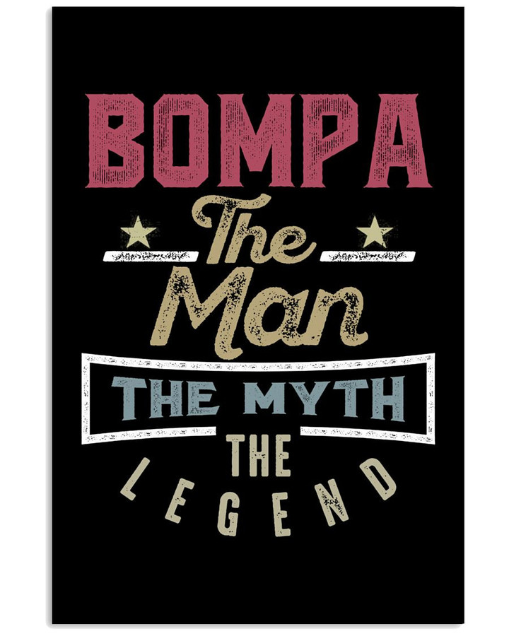 Bompa The Man Canvas Print | PB Canvas