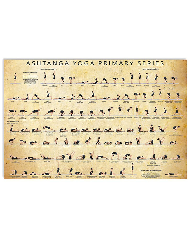 Ashtanga Yoga Primary Series Canvas Print | PB Canvas