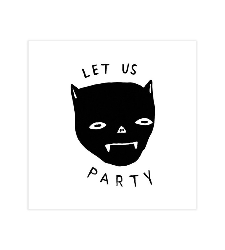 Party Bat Canvas Print | PB Canvas