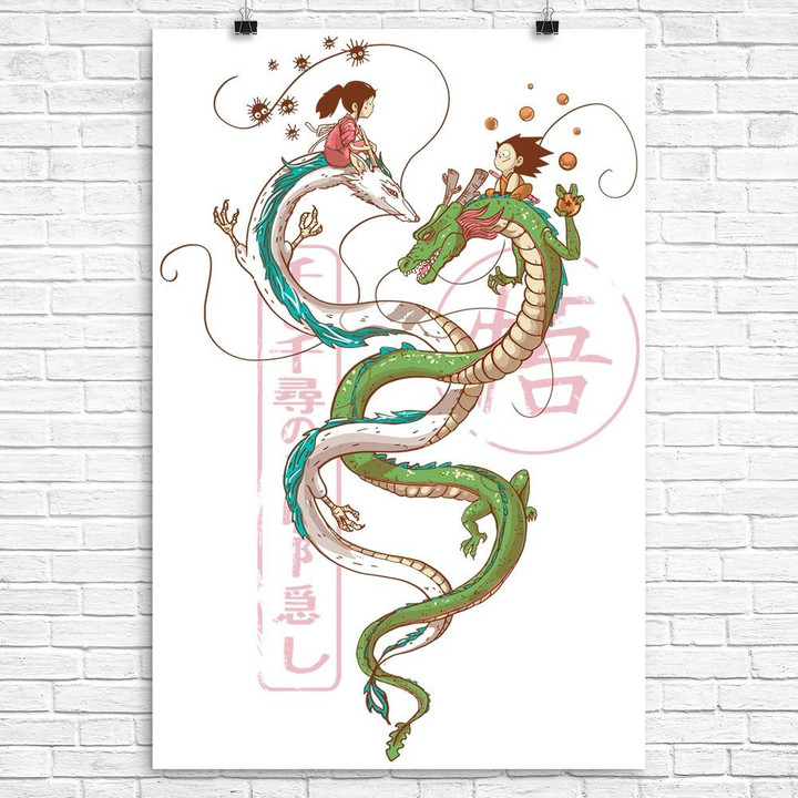 Dancing Dragons Canvas Print | PB Canvas