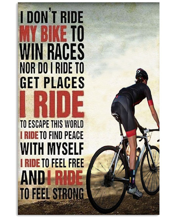 I Ride To Feel Strong Canvas Limited Edition Canvas Print | PB Canvas