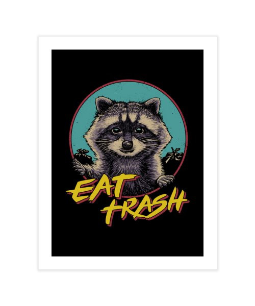 Eat Trash Canvas Print | PB Canvas
